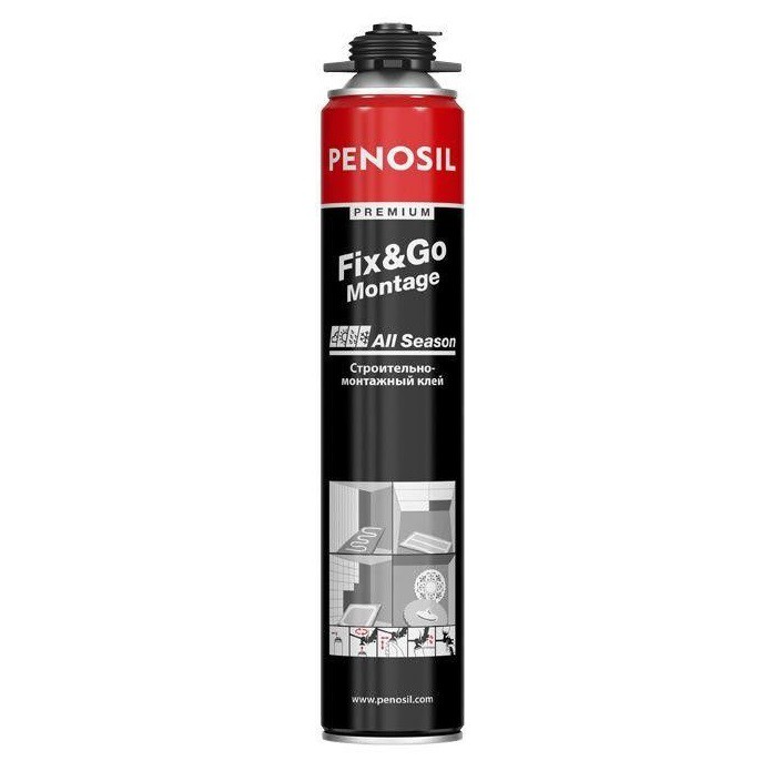 Клей-пена для пенопласта Fix&Go Montage Penosil Premium (750 мл)