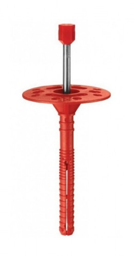 Дюбель для теплоизоляции 10х220, металлический гвоздь с термоголовкой, 1 шт