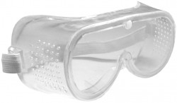 Очки защитные с прямой вентиляцией (линзы поликарбонат, эластичная лента) Дельта 20290