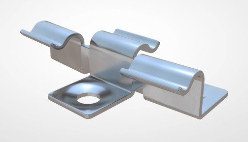 Кляймер рядовой для ДПК 30х36мм