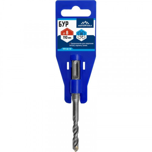Бур SDS plus 8х110, Vertextools 999-08-110