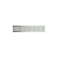 Решетка щелевая DN150 1000x197x22 A15 оцинкованная штампованная Norma AQUASTOK 31541А