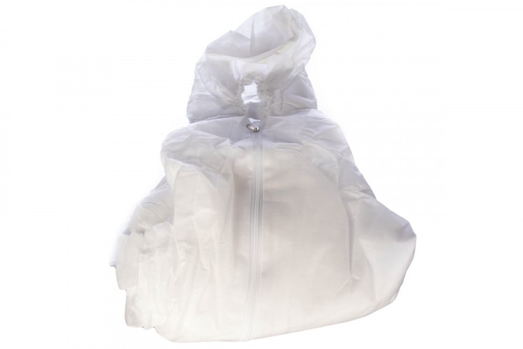 Комбинезон для малярных работ с капюшоном, белый, XL