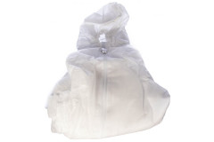 Комбинезон для малярных работ с капюшоном, белый, XL