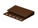 J-Профиль широкий (наличник) для винилового сайдинга 3050мм, коричневый Ю-пласт