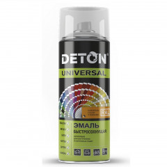 Эмаль аэрозольная RAL 8017 шоколадно-коричневая, акриловая быстросохнущая DETON 520мл