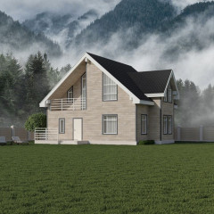 Фиброцементный сайдинг Roofas Доломит 8х200х2500мм, 0.5м2