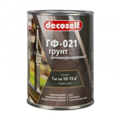Грунт ГФ-021 Decoself Pufas, серый 0,9 кг