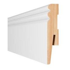 Плинтус под покраску Loctike 103 (MP0802) белый 2420х80х15мм, Arbiton