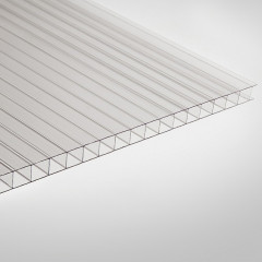 Сотовый поликарбонат 3,7мм Прозрачный 2,1х6м Колибри Полигаль, 0,51кг/м2