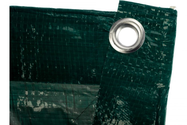 Тент универсальный 6х8м полимерный влагозащитный c люверсами Biber 93285