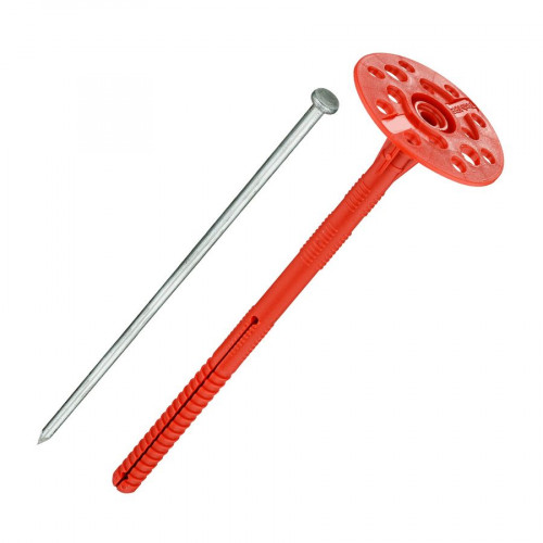 Дюбель для теплоизоляции 10х300, металлический гвоздь, 1 шт