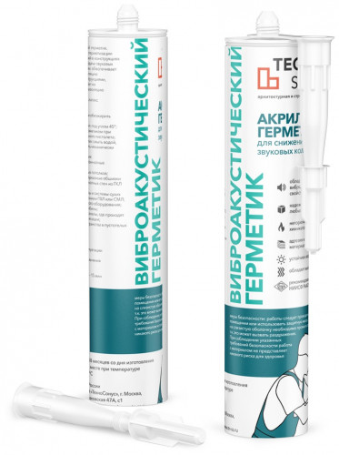 Герметик акриловый Сонетик (Sonetic) виброакустический 310мл, ТехноСонус