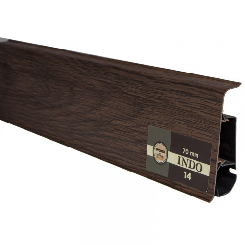 Плинтус Arbiton INDO 70, 14 Венге Африка, 2500х70х26мм