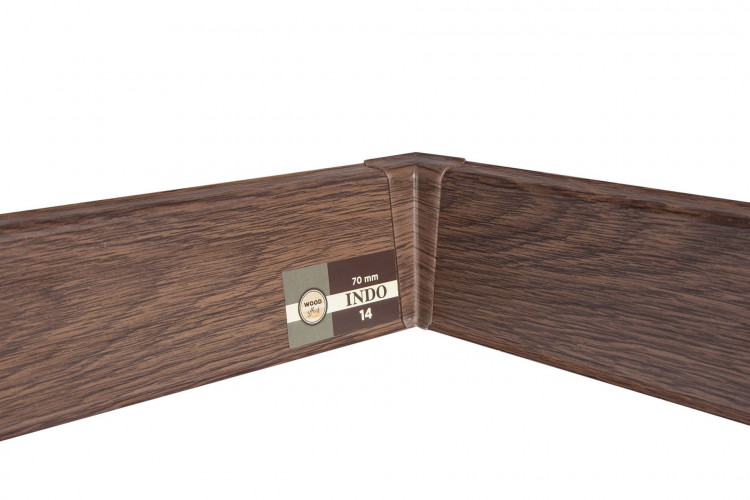 Плинтус Arbiton INDO 70, 14 Венге Африка, 2500х70х26мм