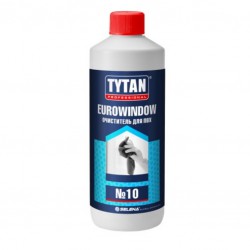 Очиститель для ПВХ N10 слаборастворяющий TYTAN Professional EuroWindow, 950 мл
