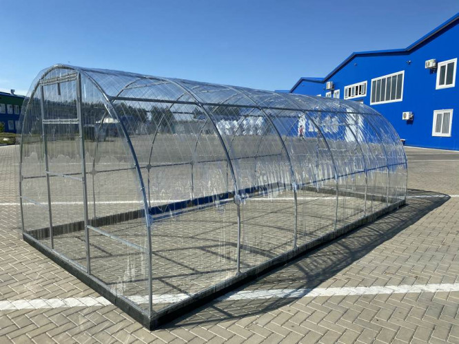 Поликарбонат трапеция С-8 6000х1050х0,8мм (прозрачный) для теплиц Plastilux