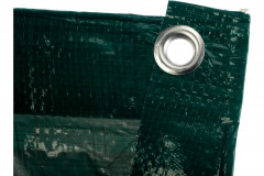 Тент универсальный 5х6м полимерный влагозащитный c люверсами Biber 93284