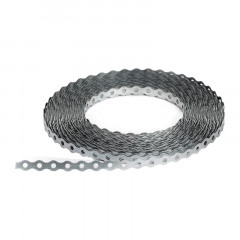 Лента перфорированная PVA 17х0,7 мм, рулон 30м, оцинкованная Сормат