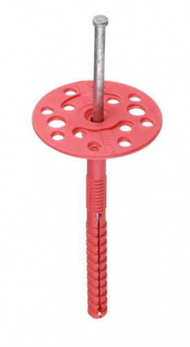 Дюбель для теплоизоляции 10х180, металлический гвоздь, 1 шт