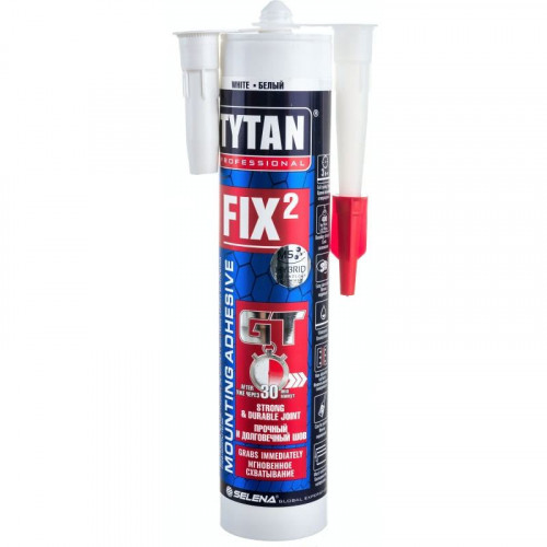 Клей монтажный полимерный Tytan Fix 2 GT белый, 290мл