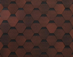 Гибкая мягкая черепица Шинглас (Shinglas) Оптима Соната, Красный 3м2, Технониколь 677684