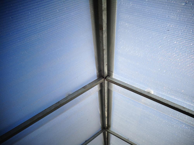 Теплица каркас "Капелюха" 3х6х2,3 м (ШхДхВ) труба оцинкованная 20х20 мм, без окраски