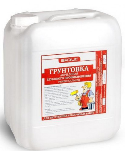 Грунтовка глубокого проникновения универсальная Баупро Базис, 5л