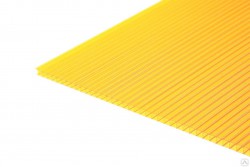 Поликарбонат 2100х6000х8мм (желтый) Соталюкс 0,9кг/м2