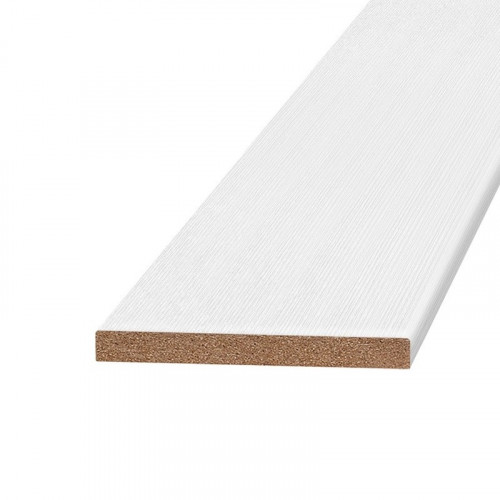 Дверной добор из экошпона 120x10x2200мм Дуб белоснежный Олови