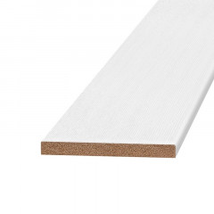 Дверной добор из экошпона 120x10x2200мм Дуб белоснежный Олови