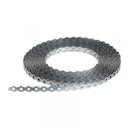 Лента перфорированная PVA 17х1 мм, рулон 30м, оцинкованная Сормат