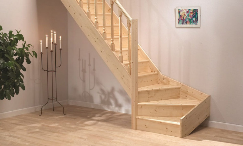 Ступень 40х300х1100 сосна, сорт АВ