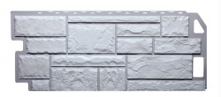 Фасадная панель Камень 470х1130мм, мелованный белый FineBer