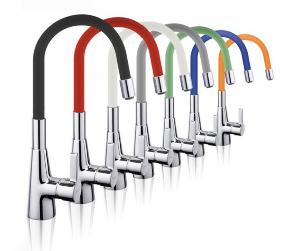 Корпус смесителя для кухни гайка картридж, хром Frap F4153