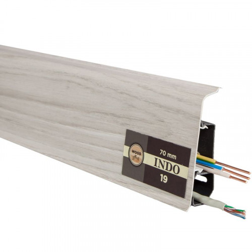 Плинтус Arbiton INDO 70, 19 Дуб Онтарио, 2500х70х26мм