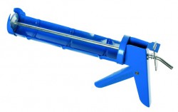 Пистолет для герметиков полукорпусной, 9" зубчатый шток 310 мл, РемоКолор 23-1-002