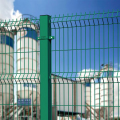 3Д забор сетчатый 2030х2500х5мм зеленый (6005) 200х55мм Optima Gardis