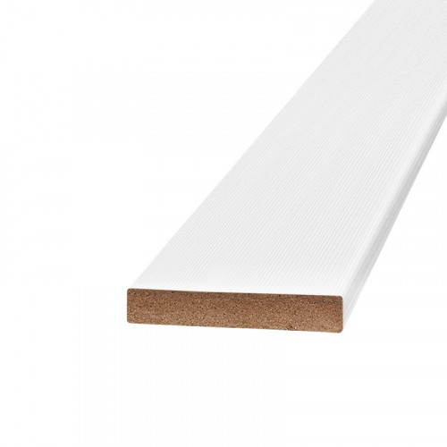 Наличник из экошпона 2200х70х10 дуб белоснежный Олови