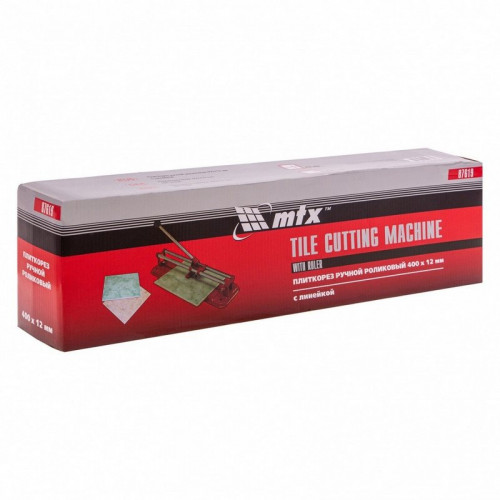Плиткорез 400мм до 12мм, Matrix 87619