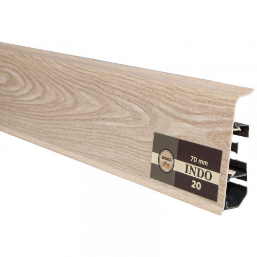 Плинтус Arbiton INDO 70, 20 Дуб Бургос, 2500х70х26мм