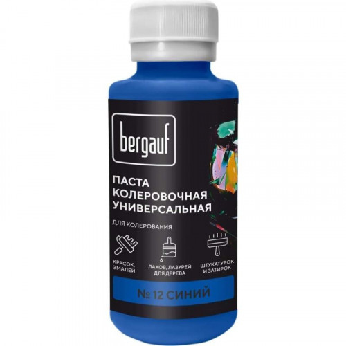 Колеровочная паста N12 синяя Bergauf 0,1л