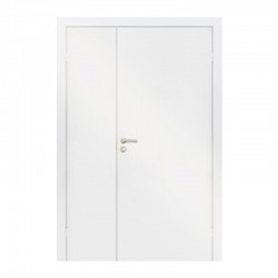 Дверь полотно ответное М3х21 345х2050мм с притвором, с фурнитурой, крашенное Белое Олови