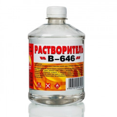 Растворитель 646 0.5л ТУ Вершина