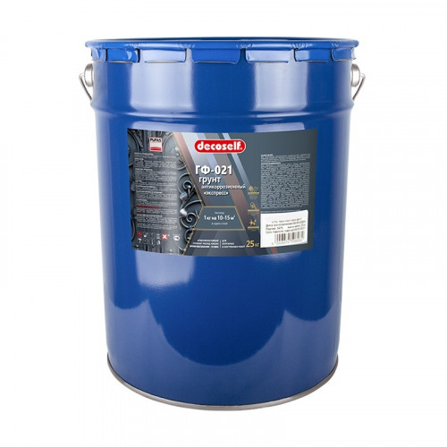 Грунт ГФ-021 экспресс Decoself Pufas, серый 25 кг
