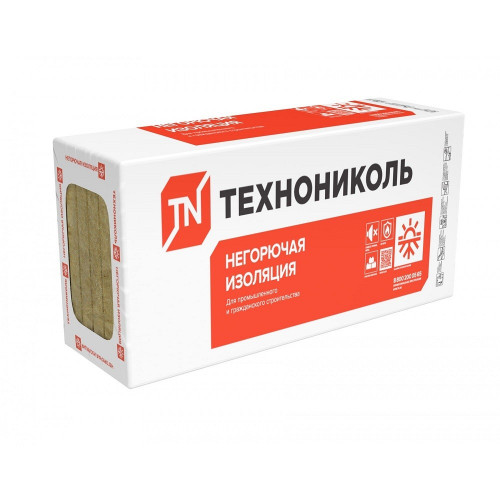 Теплоизоляция Техновент Экстра 75кг/м3 (50*600*1200) 6 шт. 4,32м2 (0,216м3) Технониколь