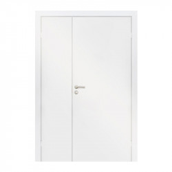 Дверь полотно + ответная часть М12.4 (М9+М3) с притвором крашенное Белое Олови