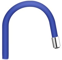 Излив гибкий для смесителя синий Frap W01