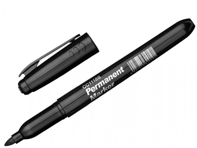 Маркер перманентный черный