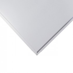 Плита потолочная кассетная 600х600мм Tegular 45 алюминиевая белая (0,3мм)